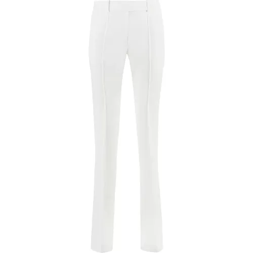 Straight-leg trousers with back welt pocket , female, Sizes: XS, 2XS - Michael Kors - Modalova