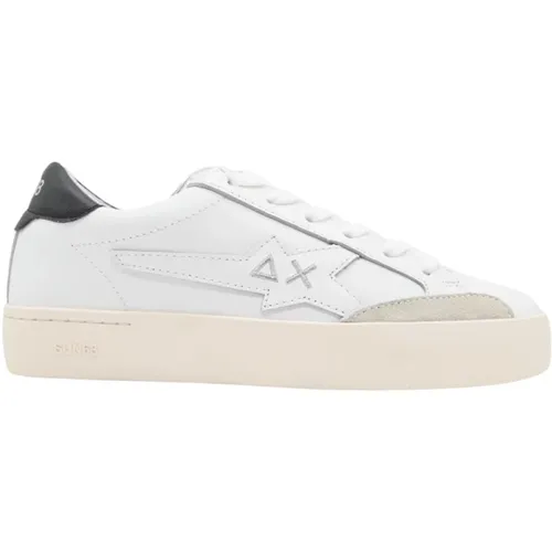 Katy Leder Sneakers in Weiß , Herren, Größe: 38 EU - Sun68 - Modalova