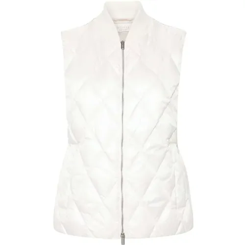 Bead-Embellished Puffer Vest , female, Sizes: S, XS, L - PESERICO - Modalova
