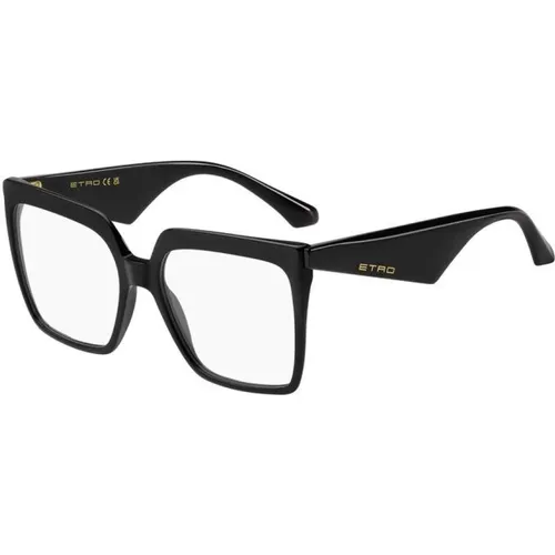 Stilvolle Brille in Schwarz,Stilvolle Brille in Braun,Schwarze Brillengestelle - ETRO - Modalova