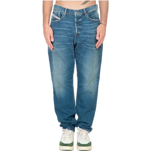Tapered Mid Jeans , Herren, Größe: W30 - Diesel - Modalova