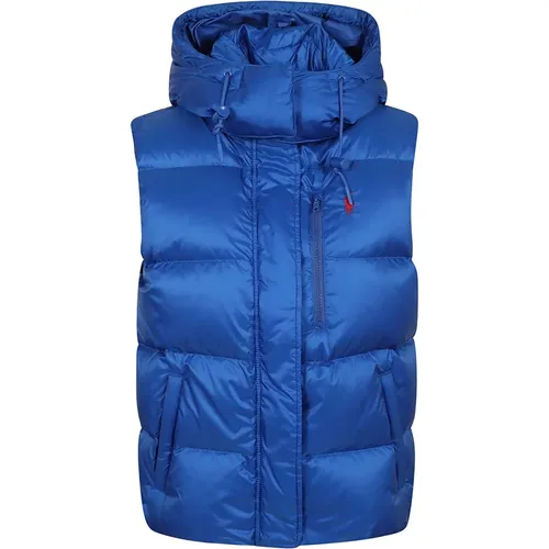 Quilted Water-Repellent Down Vest , female, Sizes: 2XS, S, XS - Polo Ralph Lauren - Modalova