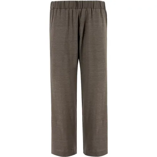 Womens Clothing Trousers Ss24 , female, Sizes: M, L, S - Le Tricot Perugia - Modalova