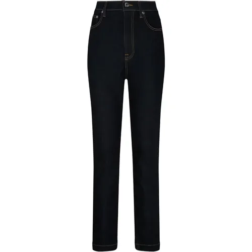 Dark Navy Skinny Jeans , female, Sizes: M - Dolce & Gabbana - Modalova