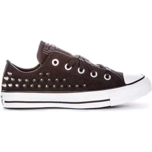 Studded Low Top Sneakers White , female, Sizes: 6 1/2 UK, 4 1/2 UK, 7 UK, 4 UK, 3 1/2 UK - Converse - Modalova