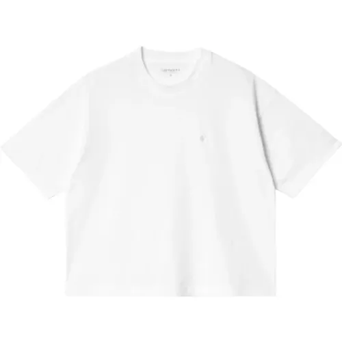 Weiße Chester T-Shirt , Damen, Größe: M - Carhartt WIP - Modalova