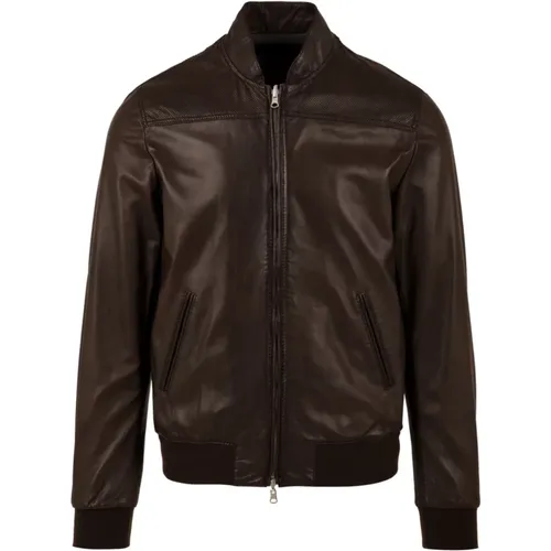 Leather Coat , male, Sizes: 2XL, L - The Jack Leathers - Modalova