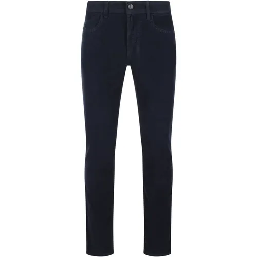 Slim Fit Corduroy Trousers , male, Sizes: W31, W33, W32, W30 - Re-Hash - Modalova