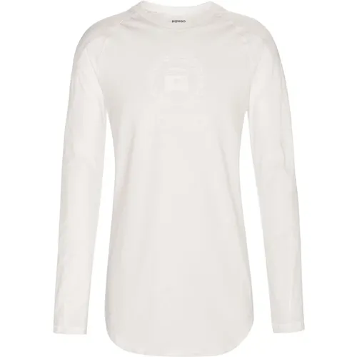 Siracusa Longlap Bianco T-Shirt , male, Sizes: 2XL, M, L, XL, S - Borgo - Modalova