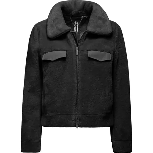 Lapin Effect Faux Fur Jacket , female, Sizes: XS, M, L, S, XL - BomBoogie - Modalova