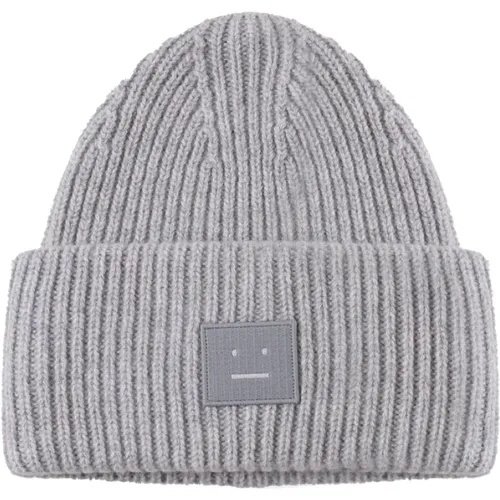 Grey Wool Wide Brim Hat , unisex, Sizes: ONE SIZE - Acne Studios - Modalova