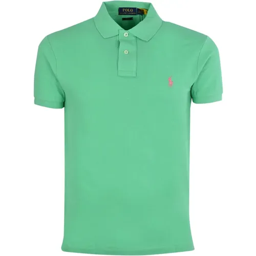 Grüne Polo T-Shirts und Polos , Herren, Größe: M - Ralph Lauren - Modalova