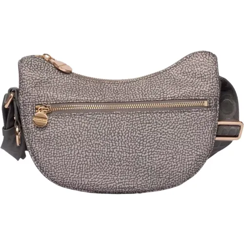 Lehmgrey Mini Luna Tasche Borbonese - Borbonese - Modalova