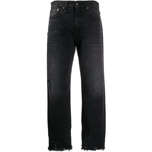 Cropped Denim Jeans , female, Sizes: W26, W28 - R13 - Modalova