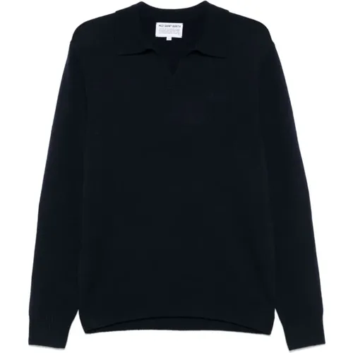 Knit Sweater with Polo Collar , male, Sizes: L - MC2 Saint Barth - Modalova