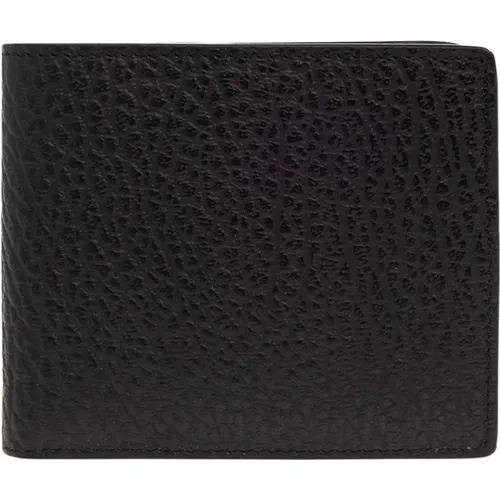 Grained Leather Bifold Wallet , unisex, Sizes: ONE SIZE - Maison Margiela - Modalova