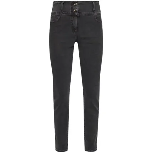 Cute Slim Washed Denim Jeans , female, Sizes: W27, W25, W28, W26 - Liu Jo - Modalova