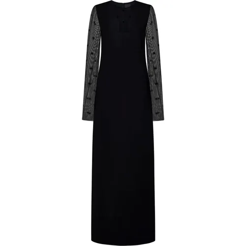 G Tulle Insert Dress , female, Sizes: XS - Givenchy - Modalova