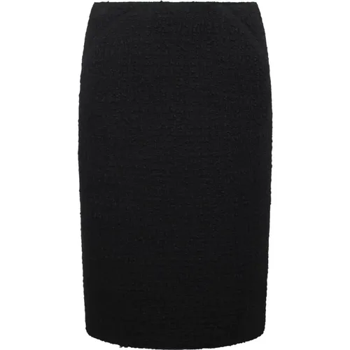 Flared Tweed Midi Skirt with Slit , female, Sizes: L - N21 - Modalova