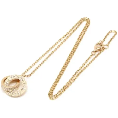 Pre-owned Rose Gold necklaces , female, Sizes: ONE SIZE - Cartier Vintage - Modalova