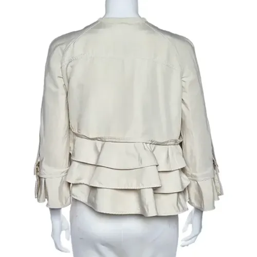 Pre-owned Cotton outerwear , female, Sizes: M - Valentino Vintage - Modalova