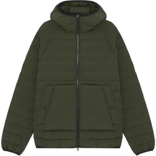 Ultrafeine Nylon Daunenjacke mit Kapuze , Herren, Größe: M - MA.STRUM - Modalova