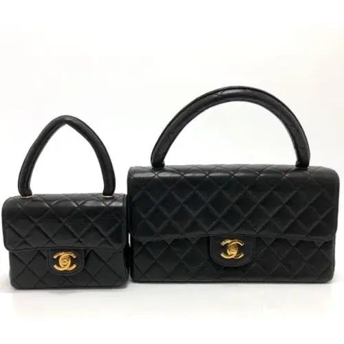 Pre-owned Leather chanel-bags , female, Sizes: ONE SIZE - Chanel Vintage - Modalova