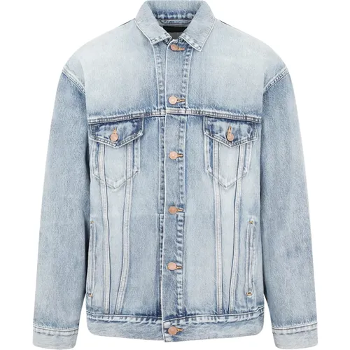 Cotton Large Fit Jacket , male, Sizes: XS, S - Balenciaga - Modalova