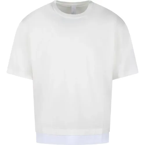 Slim Fit Crew Neck T-Shirt , Herren, Größe: XL - Neil Barrett - Modalova