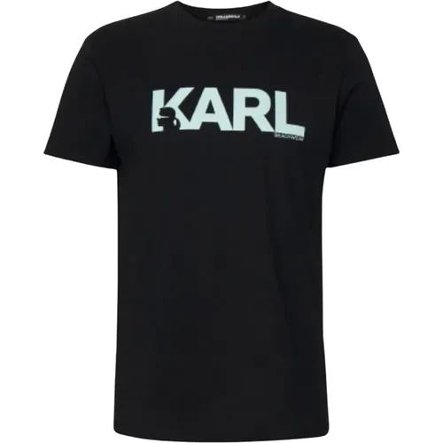 Herren Logo Regular T-Shirt - Karl Lagerfeld - Modalova