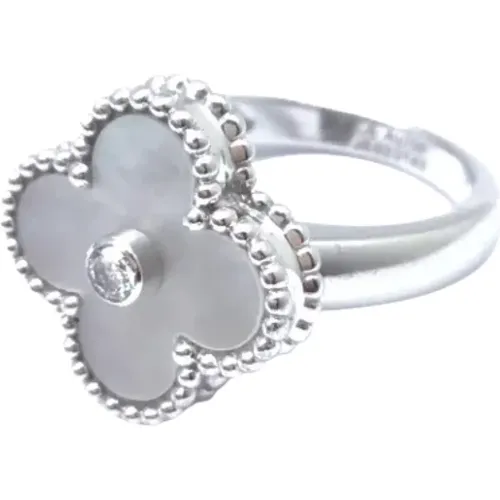 Pre-owned White Gold rings , female, Sizes: ONE SIZE - Van Cleef & Arpels Pre-owned - Modalova