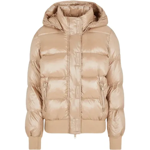 Down jacket , female, Sizes: XS - Armani Exchange - Modalova