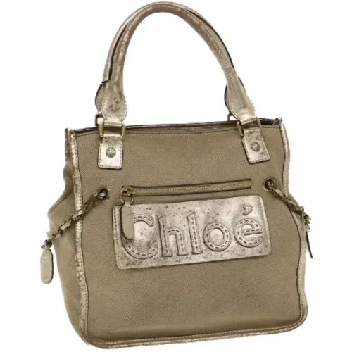 Pre-owned Canvas shoulder-bags , female, Sizes: ONE SIZE - Chloé Pre-owned - Modalova