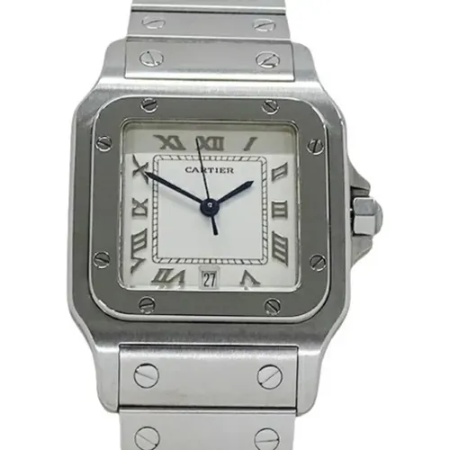 Pre-owned Stainless Steel watches , female, Sizes: ONE SIZE - Cartier Vintage - Modalova