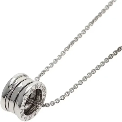 Pre-owned White Gold necklaces , female, Sizes: ONE SIZE - Bvlgari Vintage - Modalova