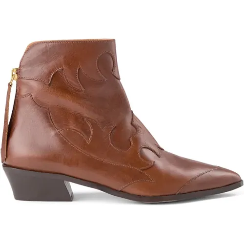 Miquita Leather Boot - TAN , female, Sizes: 4 UK - Shoe the Bear - Modalova