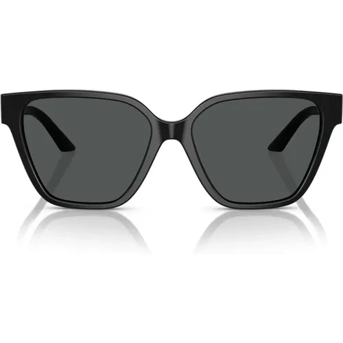 Quadratische Sonnenbrille mit Metallakzenten - Versace - Modalova