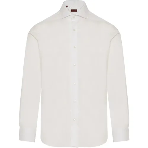 Italian Cotton Shirt, 100% Cotton , male, Sizes: 3XL, 5XL, 4XL, M, 2XL, L, XL - Barba - Modalova
