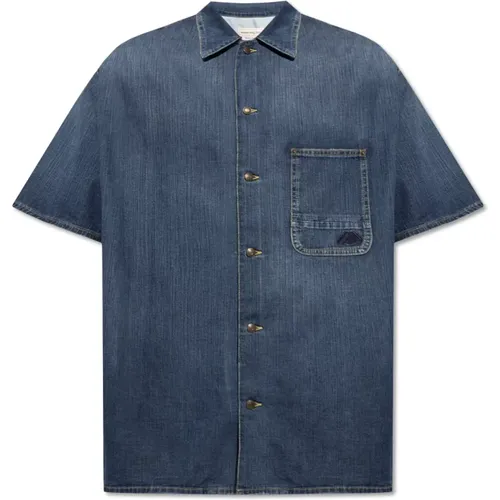 Denim Hemd , Herren, Größe: M - alexander mcqueen - Modalova