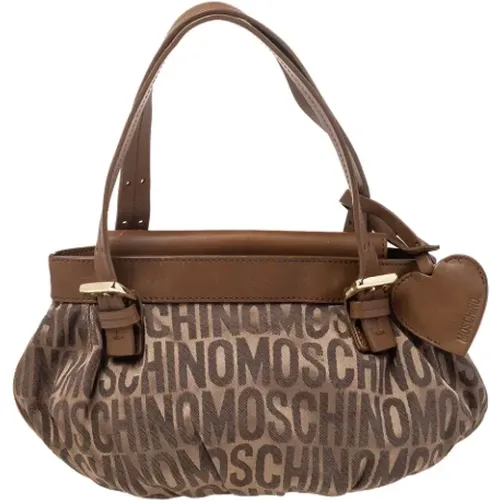 Pre-owned Canvas totes , female, Sizes: ONE SIZE - Moschino Pre-Owned - Modalova