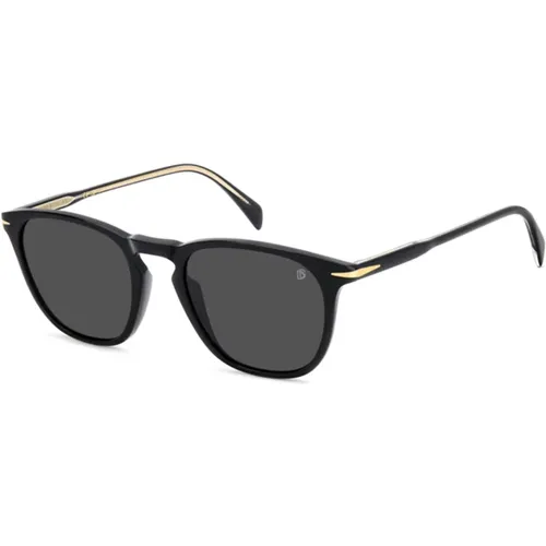 Schwarz/Graue Sonnenbrille DB 1160/S , Herren, Größe: 51 MM - Eyewear by David Beckham - Modalova