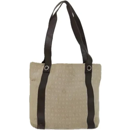 Pre-owned Cotton totes , female, Sizes: ONE SIZE - Bvlgari Vintage - Modalova