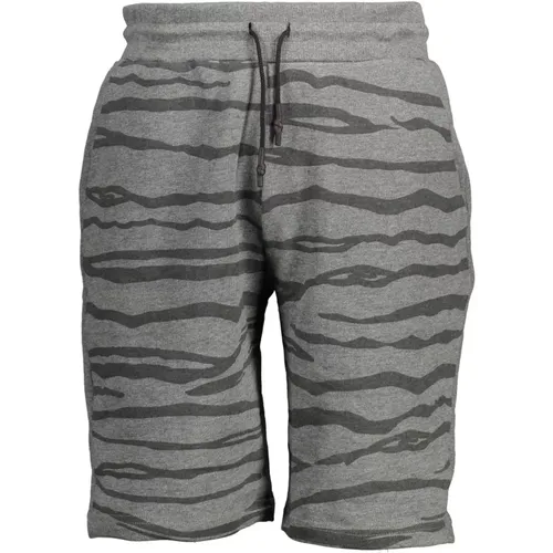 Sportliche Bermuda-Shorts Grau Herren - Cavalli Class - Modalova