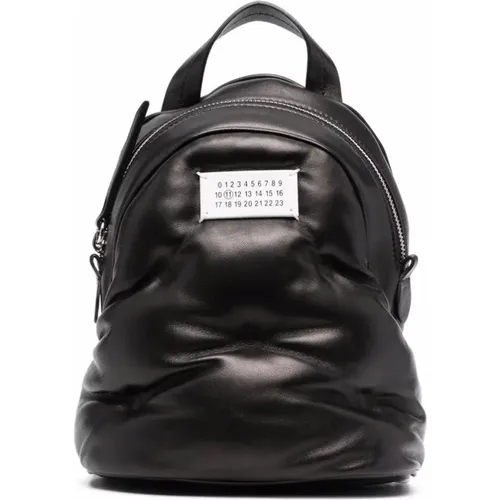 Schwarze Bucket Bag Rucksack für Frauen - Maison Margiela - Modalova