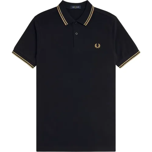 Klassisches Poloshirt mit Doppelstreifen - Fred Perry - Modalova