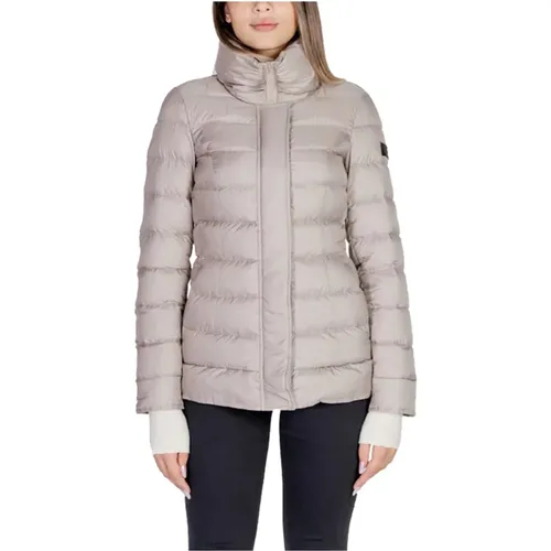 Kurze Daunenjacke Flagstaff Stil , Damen, Größe: L - Peuterey - Modalova