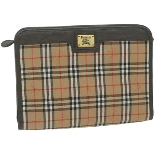 Pre-owned Fabric clutches , female, Sizes: ONE SIZE - Burberry Vintage - Modalova