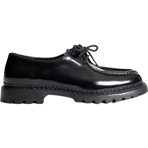 Schwarze Leder Loafer Schuhe , Herren, Größe: 40 EU - Saint Laurent - Modalova