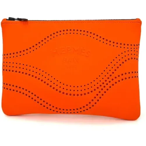 Pre-owned Fabric clutches , female, Sizes: ONE SIZE - Hermès Vintage - Modalova