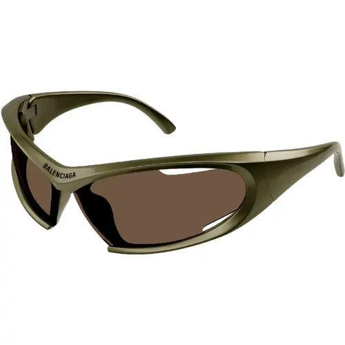 Stilvolle BB Sonnenbrille in Khaki - Balenciaga - Modalova